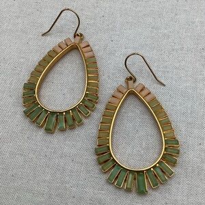 Vintage Carolee pierced drop earrings